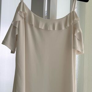 Bar III Ivory Textured Fabric